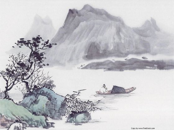 《命题作文之坐看千山鸟飞绝》