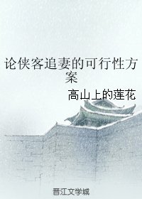 《论侠客追妻的可行性方案》