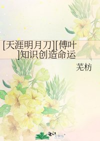 [天涯明月刀][傅叶]知识创造命运