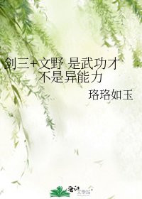 剑三+文野 是武功才不是异能力