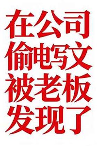 《在公司偷电写文被老板发现了》